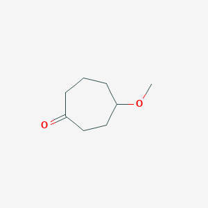 molecular formula C8H14O2 B096536 4-Methoxycycloheptanone CAS No. 17429-01-5