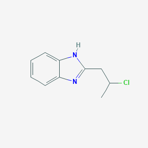 molecular formula C10H11ClN2 B096538 2-(2-chloropropyl)-1H-benzimidazole CAS No. 19401-81-1