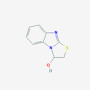 B096596 1,2-Dihydro-[1,3]thiazolo[3,2-a]benzimidazol-1-ol CAS No. 16458-64-3