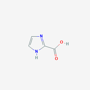 molecular formula C4H4N2O2 B096599 1H-咪唑-2-羧酸 CAS No. 16042-25-4