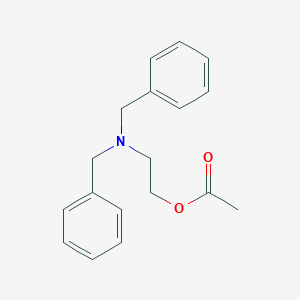 molecular formula C18H21NO2 B096602 Ethanol, 2-[bis(phenylmethyl)amino]-, acetate (ester) CAS No. 19520-88-8