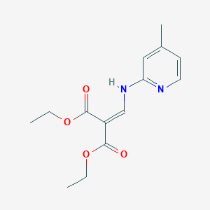 ((4-METHYL-2-PYRIDYLAMINO)METHYLIDENE)MALONIC ACID DIETHYL ESTER