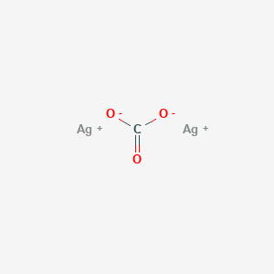molecular formula Ag2CO3<br>CAg2O3 B096657 碳酸银 CAS No. 16920-45-9
