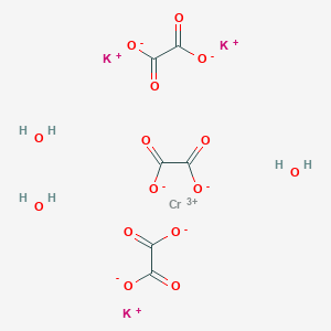 molecular formula C6CrO12.3K.3H2O B096719 三水合草酸钾铬 CAS No. 15275-09-9