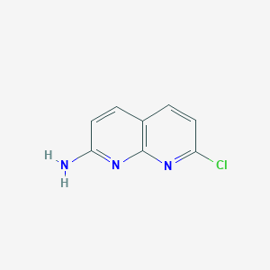 B096777 7-Chloro-1,8-naphthyridin-2-amine CAS No. 15944-33-9