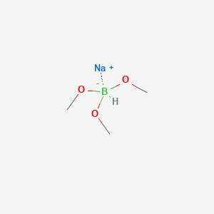 molecular formula C3H10BNaO3 B096778 硼酸盐 (1-)，氢三甲氧基-，钠 CAS No. 16940-17-3