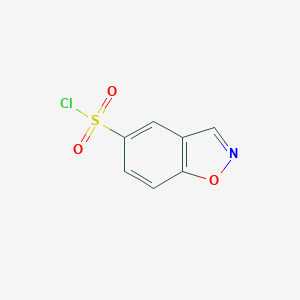 molecular formula C7H4ClNO3S B096786 苯并[d]异恶唑-5-磺酰氯 CAS No. 16331-62-7