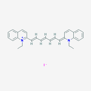 B096794 1-Ethyl-2-(7-(1-ethyl-2(1H)-quinolylidene)hepta-1,3,5-trienyl)quinolinium iodide CAS No. 17695-32-8