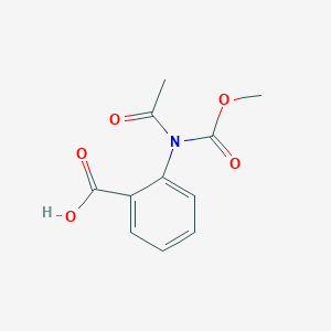 molecular formula C11H11NO5 B096796 2-[乙酰(羧甲基)氨基]苯甲酸 CAS No. 16851-69-7