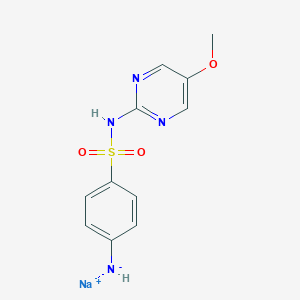 molecular formula C11H11N4NaO3S B096803 磺胺甲氧嘧啶钠 CAS No. 18179-67-4