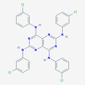 B096845 Pyrimido[5,4-d]pyrimidine, 2,4,6,8-tetrakis(m-chloroanilino)- CAS No. 18710-95-7