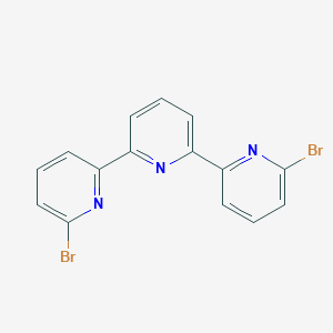 molecular formula C15H9Br2N3 B009686 6,6''-二溴-2,2':6',2''-三吡啶 CAS No. 100366-66-3