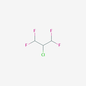molecular formula C3H3ClF4 B096863 2-Chloro-1,1,3,3-tetrafluoropropane CAS No. 19041-02-2