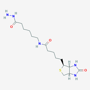 molecular formula C16H29N5O3S B009688 Biotinamidocaproyl hydrazide CAS No. 109276-34-8