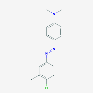 molecular formula C15H16ClN3 B096907 4'-Chloro-3'-methyl-4-dimethylaminoazobenzene CAS No. 17010-59-2