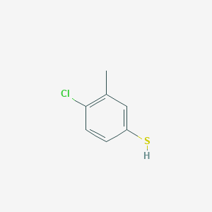 molecular formula C7H7ClS B096914 4-氯-3-甲基硫酚 CAS No. 17178-00-6