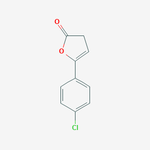 molecular formula C10H7ClO2 B096921 5-(4-chlorophenyl)-3H-furan-2-one CAS No. 18338-90-4