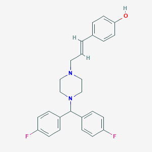molecular formula C26H26F2N2O B009693 Hydroxy Flunarizine CAS No. 100551-77-7