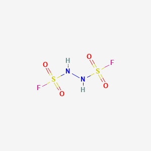 molecular formula F2H2N2O4S2 B096932 1,2-Hydrazinedisulfonyl fluoride CAS No. 19403-57-7