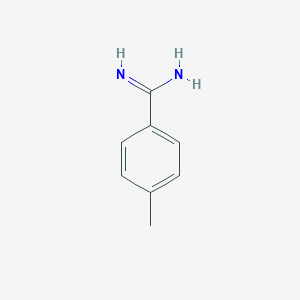 molecular formula C8H10N2 B096936 4-Methylbenzenecarboximidamide CAS No. 18465-11-7