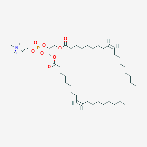 molecular formula C44H84NO8P B096937 1,3-bis[[(Z)-octadec-9-enoyl]oxy]propan-2-yl 2-(trimethylazaniumyl)ethyl phosphate CAS No. 19229-69-7