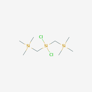 molecular formula C8H22Cl2Si3 B096949 Bis(trimethylsilylmethyl)dichlorosilane CAS No. 18420-19-4