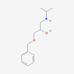molecular formula C13H21NO2 B096974 2-Propanol, 1-[(1-methylethyl)amino]-3-(phenylmethoxy)- CAS No. 19343-24-9