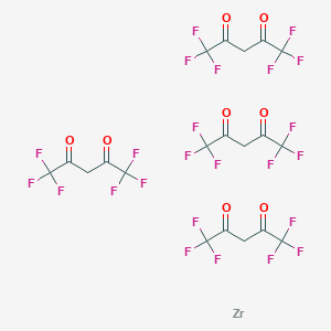 molecular formula C20H8F24O8Zr B096989 Zirconium(IV) hexafluoroacetylacetonate CAS No. 19530-02-0