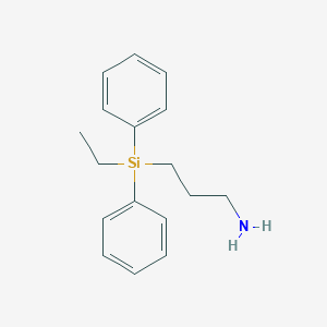 B097001 Propylamine, 3-(diphenylethylsilyl)- CAS No. 18057-40-4