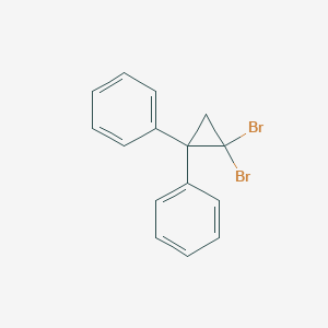molecular formula C15H12Br2 B097014 1,1-Dibromo-2,2-diphenylcyclopropane CAS No. 17343-74-7