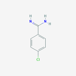 molecular formula C7H7ClN2 B097016 4-Chlorobenzamidine CAS No. 19563-04-3