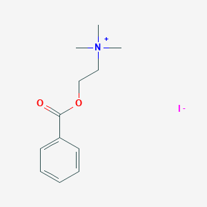 molecular formula C12H18INO2 B097022 Benzoylcholine iodide CAS No. 17518-43-3