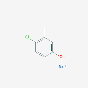 molecular formula C7H6ClNaO B097023 Sodium p-chloro-m-cresolate CAS No. 15733-22-9