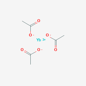 molecular formula C6H9O6Yb B097024 Ytterbium(3+) acetate CAS No. 16922-12-6