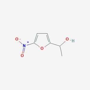 molecular formula C6H7NO4 B097034 1-(5-Nitrofuran-2-yl)ethanol CAS No. 18753-50-9