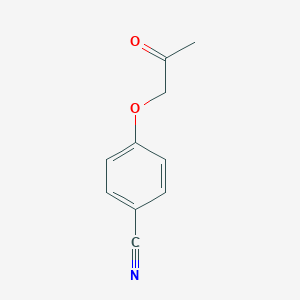 molecular formula C10H9NO2 B097045 4-(2-氧代丙氧基)苯甲腈 CAS No. 18859-28-4