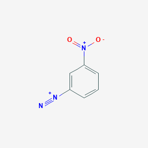 molecular formula C6H4N3O2+ B097059 3-硝基苯重氮 CAS No. 16278-29-8