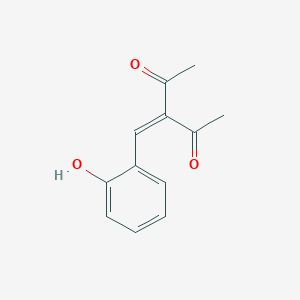 molecular formula C12H12O3 B097074 3-[(2-Hydroxyphenyl)methylidene]pentane-2,4-dione CAS No. 15809-22-0