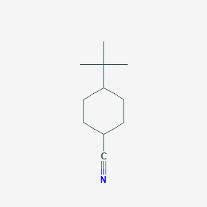 molecular formula C11H19N B097087 4-Tert-butylcyclohexane-1-carbonitrile CAS No. 15619-18-8
