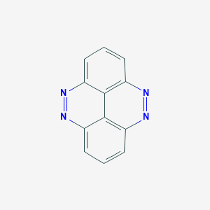 molecular formula C12H6N4 B097106 苯并[5,4,3-cde]苯并喹唑啉 CAS No. 194-12-7