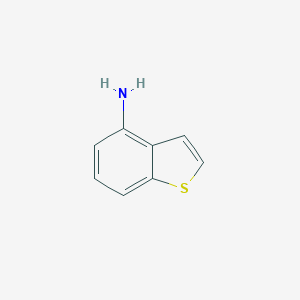 molecular formula C8H7NS B097154 苯并[b]噻吩-4-胺 CAS No. 17402-83-4