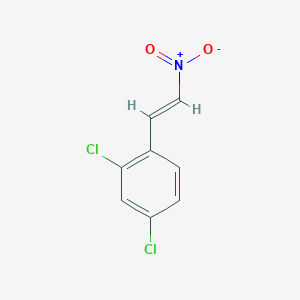 molecular formula C8H5Cl2NO2 B097155 2,4-二氯-1-(2-硝基乙烯基)苯 CAS No. 18984-21-9