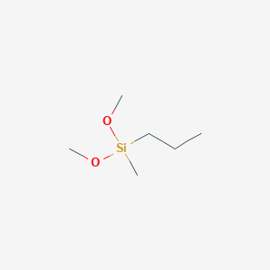 molecular formula C6H16O2Si B097161 二甲氧基甲基丙基硅烷 CAS No. 18173-73-4