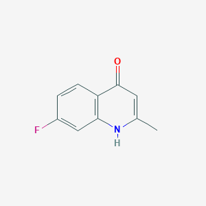 molecular formula C10H8FNO B097177 7-氟-2-甲基喹啉-4-醇 CAS No. 18529-03-8