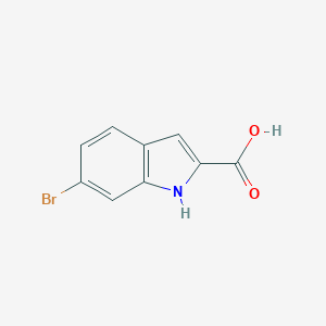 molecular formula C9H6BrNO2 B097180 6-溴吲哚-2-羧酸 CAS No. 16732-65-3