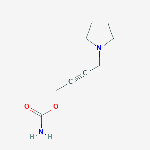 B097191 4-(1-Pyrrolidinyl)-2-butyn-1-ol carbamate CAS No. 16160-66-0