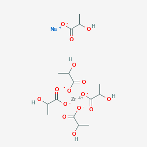 B097216 Sodium;2-hydroxypropanoate;zirconium(4+) CAS No. 15529-67-6