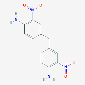 molecular formula C13H12N4O4 B097254 4,4'-Methylenebis(2-nitroaniline) CAS No. 17474-44-1