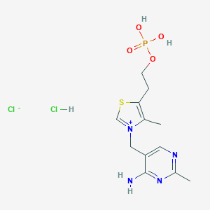 molecular formula C12H19Cl2N4O4PS B097267 Thiamine hydrochloride phosphate CAS No. 16028-14-1