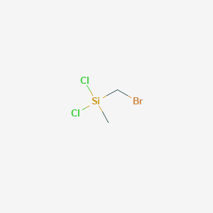 molecular formula C2H5BrCl2Si B097283 (Bromomethyl)methyldichlorosilane CAS No. 16532-03-9